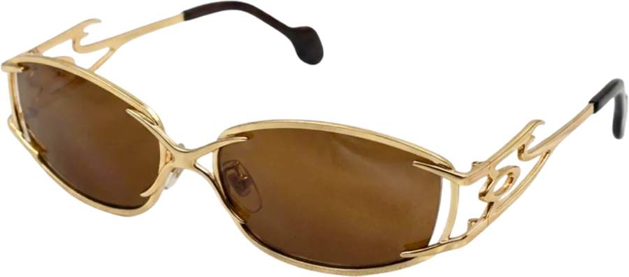 Óculos Flame dourado